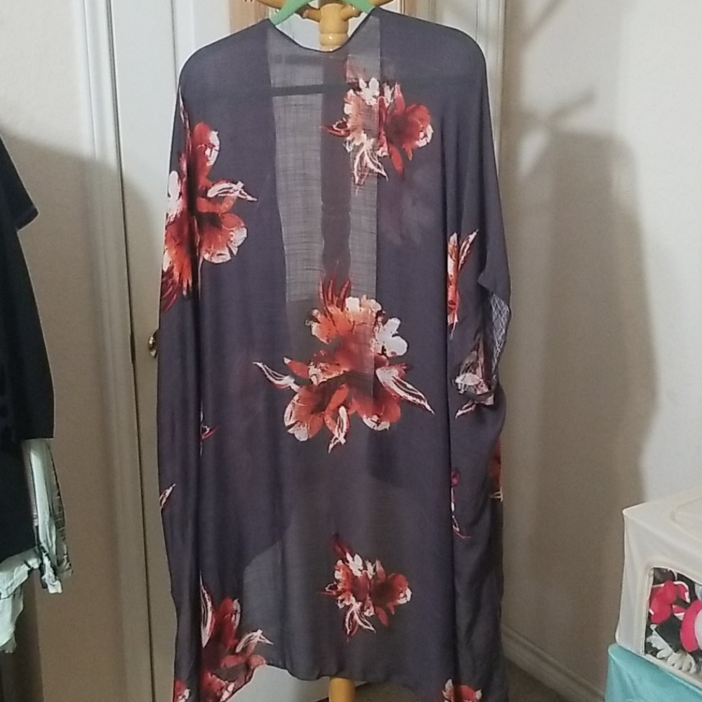 Long Kimono One Size - Picture 3 of 3